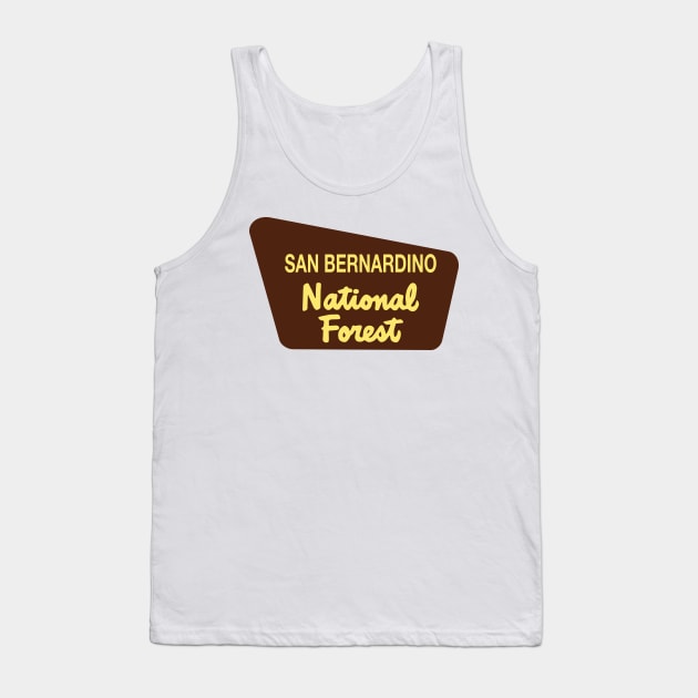 San Bernardino National Forest Tank Top by nylebuss